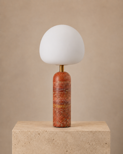 Rosso Globe Lamp