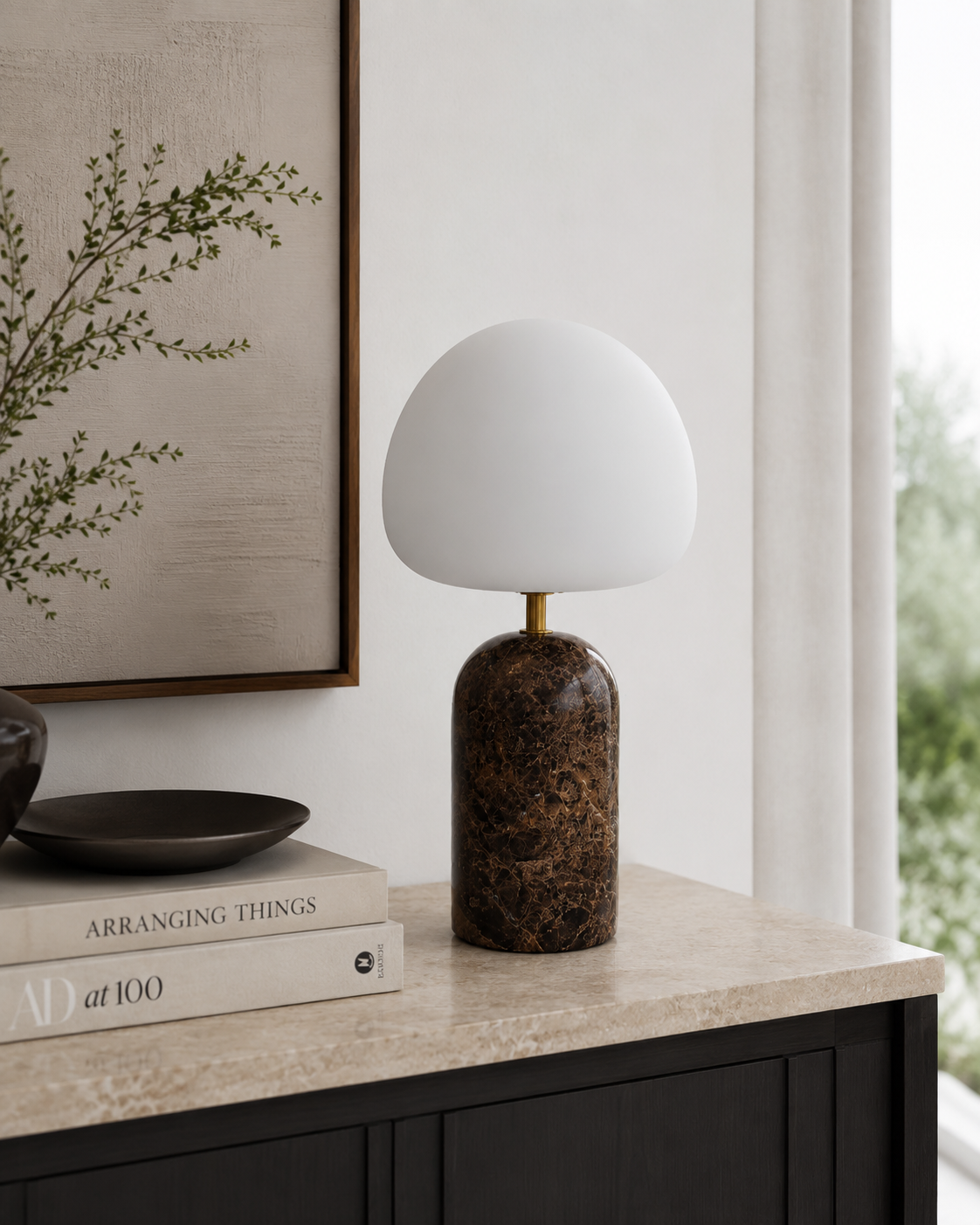 Emperador Globe Lamp