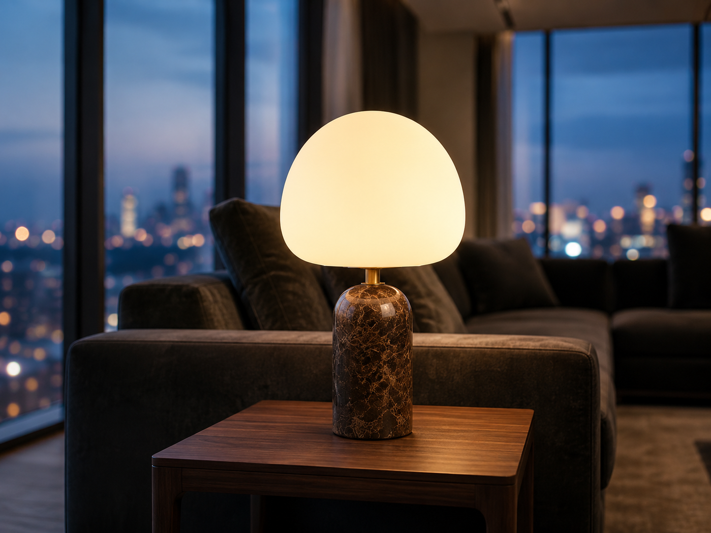 Emperador Globe Lamp