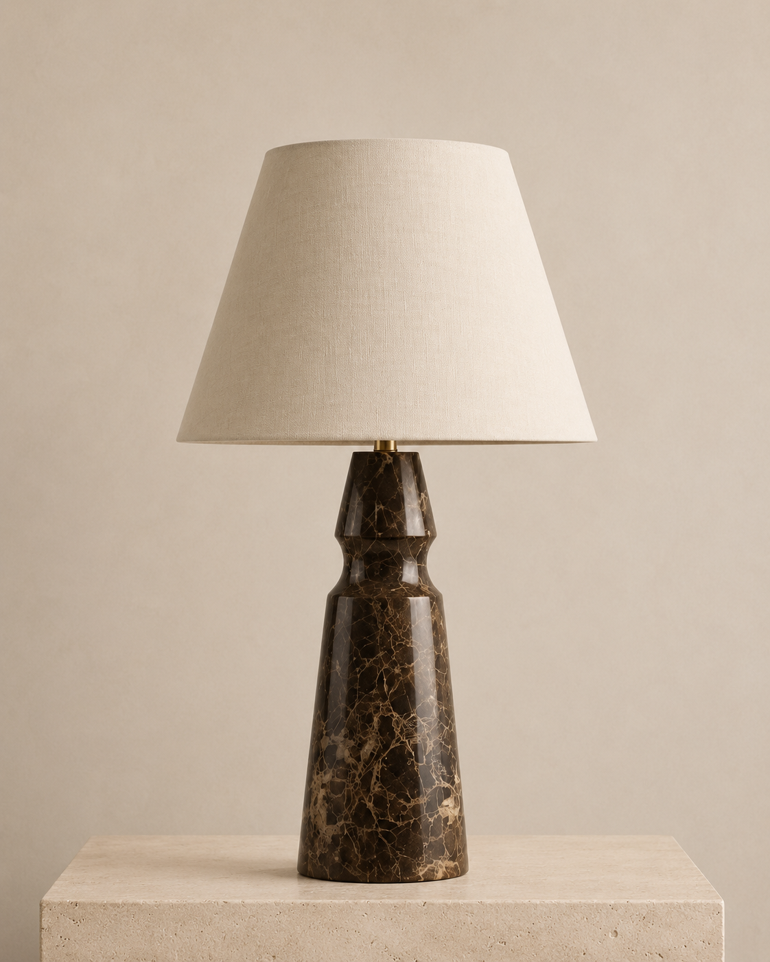 Sculptural Emperador Lamp