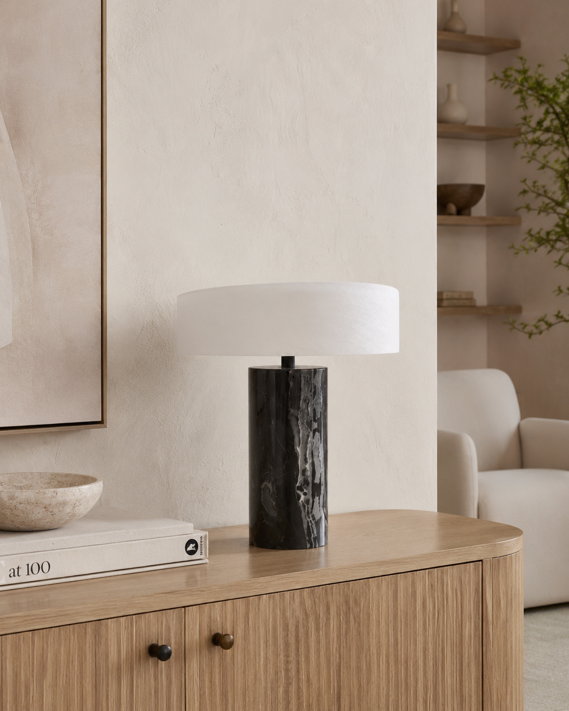 Nero Column Lamp
